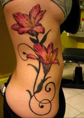 Lily Tattoo Design